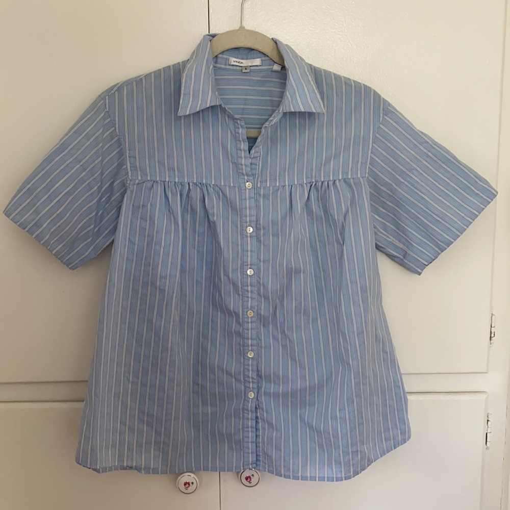 Vince button down maternity shirt. Size small.
